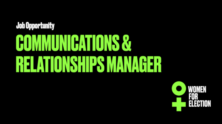 Job Opportunity: Communications and Relationships Manager