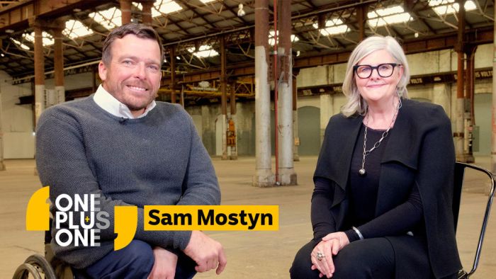Sam Mostyn speaks to Kurt Fearnley on One Plus One, ABC