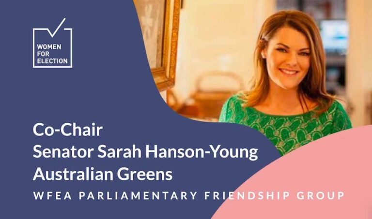 WFEA Parliamentary Friendship Group: Senator Sarah Hanson-Young