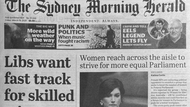 Article: Female politicians reach out across party lines for support